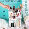 7 Adjustable 360 Rotating Make Up Cosmetic Jewelry Organize Storage Box Space Saving. 