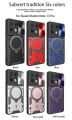 Lenuo For Xiaomi Redmi Note 13 Pro 4G Back Cover Shockproof Armor Case Car Magnetic Ring Stand Holder Push Pull Camera Lens Protection Hard Phone Case. 