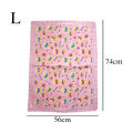 New Born Baby Bubble Changing Sheets Rubber PVC Cot Sheet Waterproof Mat - Large. 
