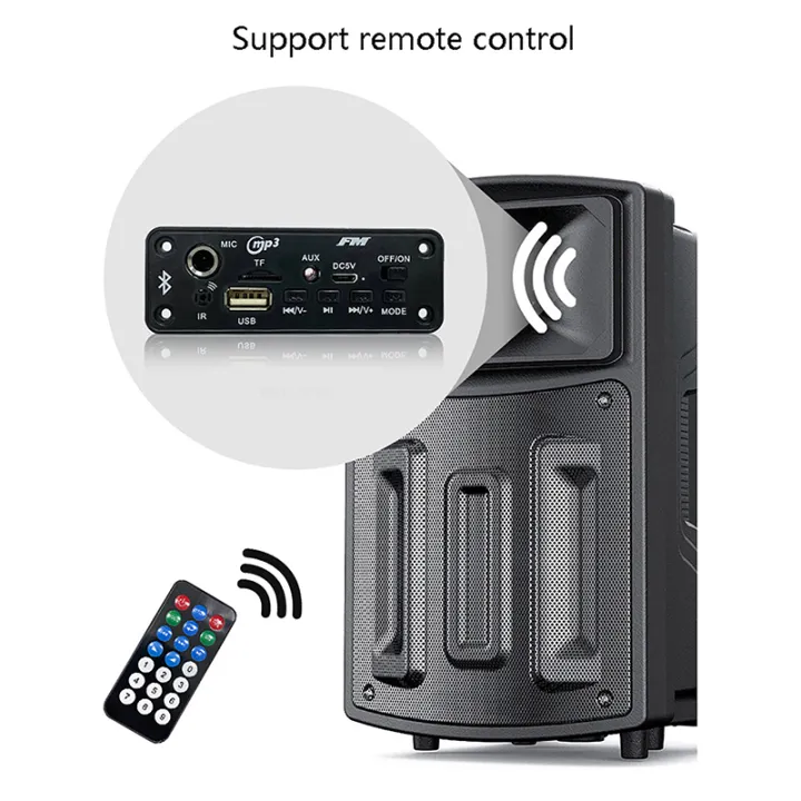 10W%206W%20Bluetooth%20Amplifier%20MP3%20Decoder%20Board%20Microphone%20Car%20Mp3%20Player%20Recharge%20FM%20Radio%20Module%20Microphone%20TF%20USB%20amplificador%20MAOQIAN%20-%20Image%206