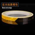 Bicycle Strips Cycling Bike Stickers Reflective Tape Fluorescent MTB Bike MTB Tapes for Bicycle Helmet Motorcycle Scooter 1cm*8m. 