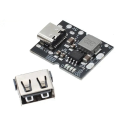 Spreeshop 2X Type-C USB 5V 2A Boost Converter Step-Up Power Module Lithium Battery Charging Protection Board Charger,No Welding. 
