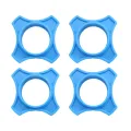 Pieces Silicone Microphone Anti-roll Anti-fall Sleeve KTV Mic Protective Ring for Conference Room News Interviews. 
