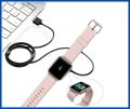 Watch Charging Cable T55 / T500 Watch Cable, Watch Holder Magnetic 2 pin Cable, Watch Charging Cable, T55, T500 Charger 4mm Adapter Length 20 cm for SmartWatch (Charge only, Black). 