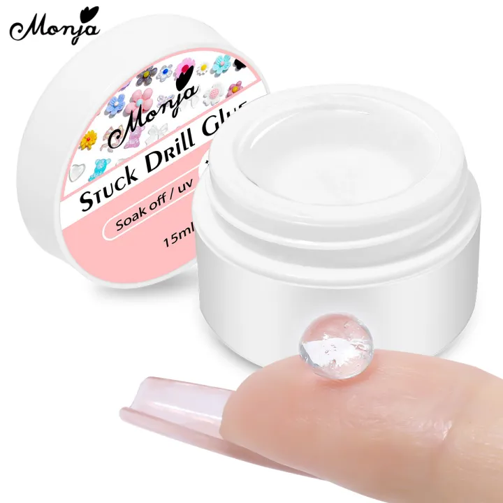 Monja%2015ml%20Nail%20Art%20Strong%20Stuck%20Drill%20Glue%20Decoration%20Clear%20Point%20Drill%20Gel%20Rhinestone%20Jewelry%20Adhesive%20Glue%20DIY%20Manicure%20Tools%20-%20Image%208