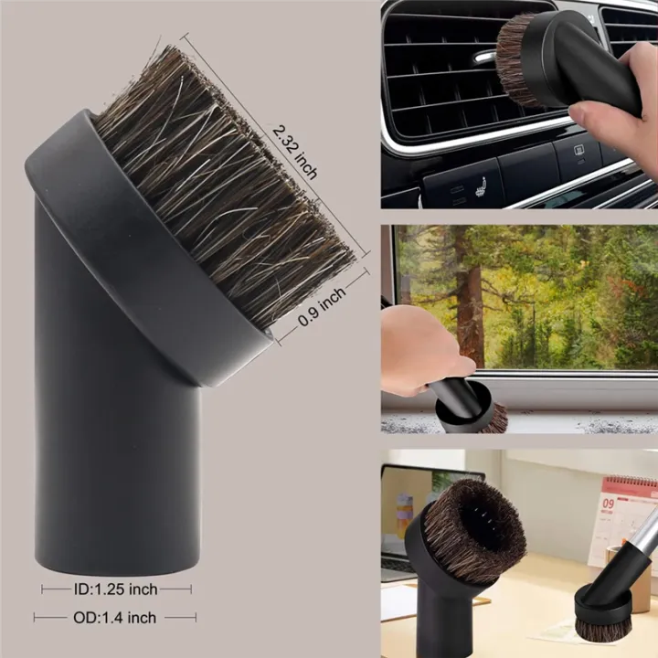 Vacuum%20Brush%20Attachment%201%201/4%20Inch%20Round%20Soft%20Horse%20Hair%20Vacuum%20Brush%20Bristle%20with%202%201/2%20Inch%20to%201%201/4%20Inch%20Hose%20Adapter%20Replacement%20Accessories%20-%20Image%208