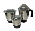3 in 1 Heavy Duty Blender Mixer Grinder Jar Set (3 cups). 