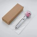 360 degree rotating high pressure boost power shower water saving stop button rainfall shower head with fan. 