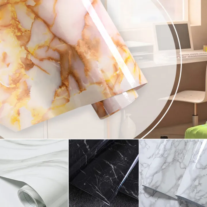 Marble%20Effect%20Self%20Adhesive%20Wall%20Paper%20DIY%20Art%20Sticker%20Home%20Room%20Decal%20Decoration%20-%20Image%205