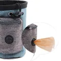 Portable Dog Training Treat Bags Puppy Snack Reward Dog Walking Snack Pouch Detachable Pet Feed Pocket Pouch-Coffee. 