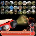 [ Children's Cartoon Projection Flashlight Toy ][24 Patterns Early Education Slides LED Lights Toy ][ Kids Projector Flashlight  Toys ]. 