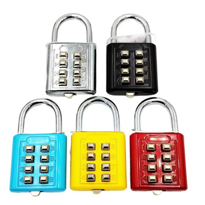 Creative Alloy Combination Padlock Smart Lock 8 Digits Drawer Cabinet ...