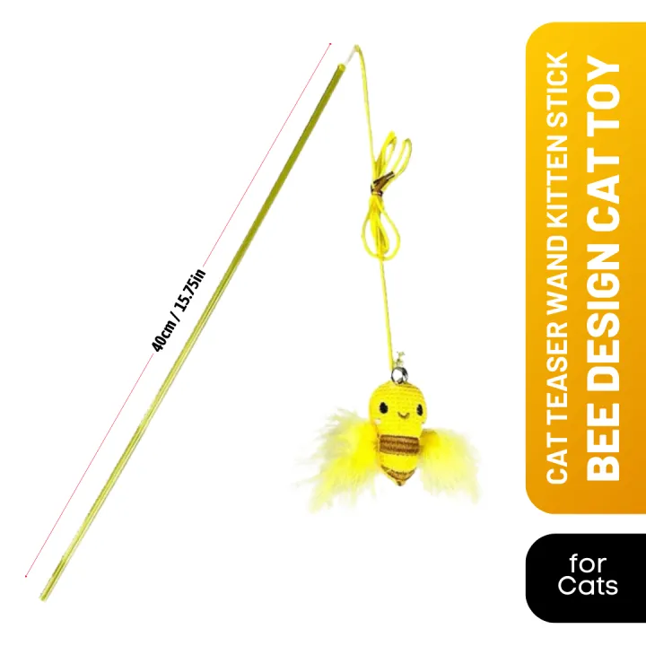 Bee Desig Cat Teaser Toy