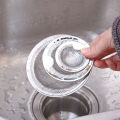 Stainless Steel Mesh Sink Strainer Kitchen Drain Food Slag Mesh Sink Filter Strainer Cleaner Bathroom Hair Catcher Stopper Plugs. 