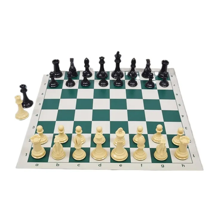 Leap%20Chess%20Set%20Green%20&%20White%20Roll%20Up%20Vinyl%20Board,%20Hard%20Plastic%20Pieces%20&%20Free%20Bag-%20Ideal%20for%20Professional%20Chess%20Players%20-%20Image%203