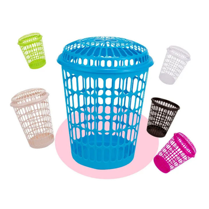 Round%20Shape%20Home%20Dirty%20Clothes%20Storage%20Extra%20Large%20Plastic%20Laundry%20Basket%20with%20Lid%20-%20BLACK%20-%20Image%202