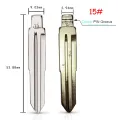 Replacement Flip Key #07 #15 #16 #23 #62 Key Blade For Mitsubishi Lancer Galant Outlander Pajero Car Remote Key Blank-No.62. 
