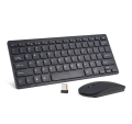 2.4G Wireless Keyboard And Mouse Kit Keypad Ultra-Slim For PC Laptop Computer Accessories Black Keyboards. 