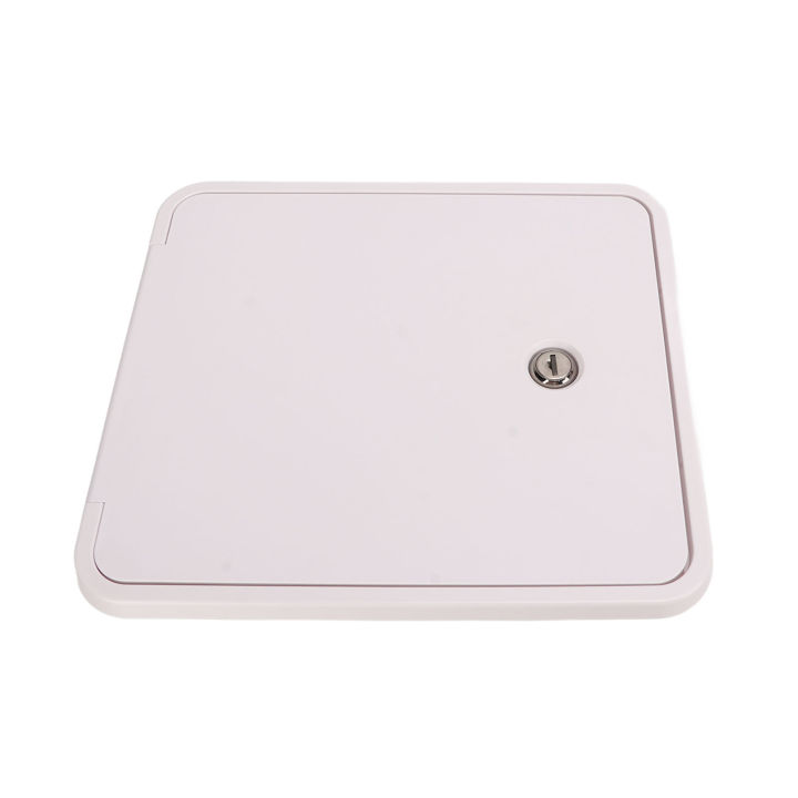 Power Cable Hatch, Long Durability Electrical Access Door Hatch Square for RV Boat Camper Trailer