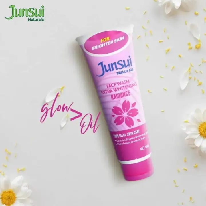 Junsui Junsui Naturals Extra Whitening Radiance Face Wash – 100g | Daraz.lk