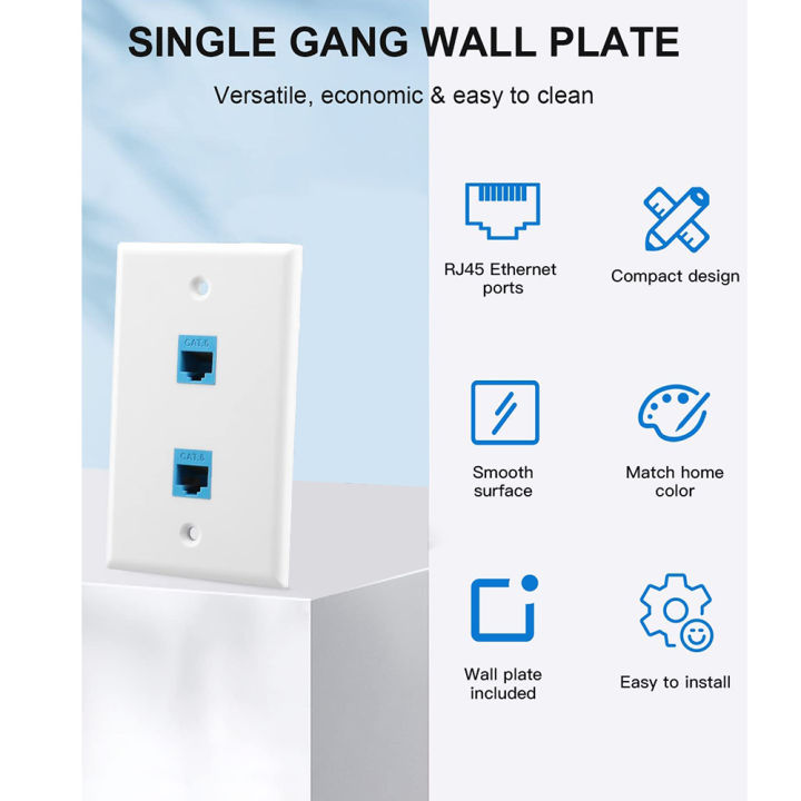 Ethernet%20Cable%20Wall%20Plate-1%20x%20Single%20Gang%202%20Port%20wall%20plates%0D%0A2%20x%20RJ45%20cat6%20inline%20coupler%20female%20to%20female%0D%0A2%20x%20Machine%20screws%0D%0A1%20x%20Low%20Voltage%20Mounting%20Bracket-White%20&%20black%20-%20Image%202