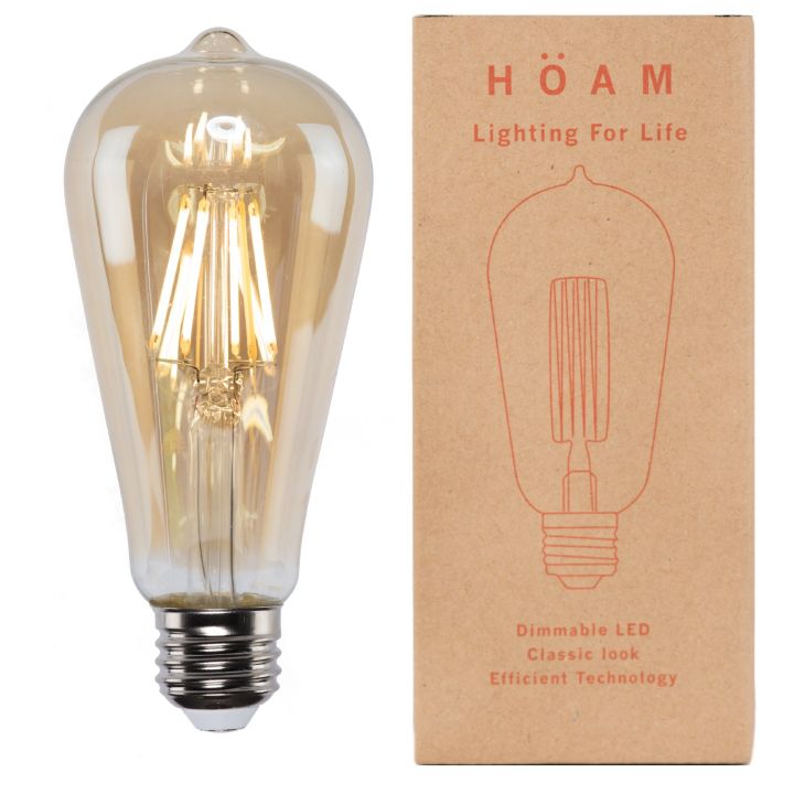 LED Edison Light Dimmable Screw Type Warm White 4w/6w/8w | Daraz.lk