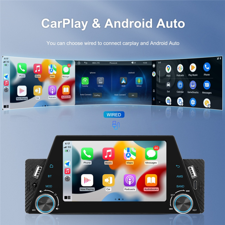 Car%20Radio%20Single%20Din%205%20Inch%20Touchscreen%20Car%20Stereo%20with%20CarPlay%20Android%20Auto%20Mirror%20Link%20FM%20USB%20SWC%20Backup%20Camera%20-%20Image%206