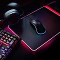 Jedel RGB lightning Gaming mouse pad. 