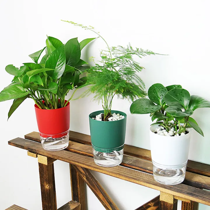 1Pc%20Plant%20Pot%20Self%20Watering%20Clear%20Plastic%20Flowerpot%20Double-Layer%20Water%20Storage%20Automatic%20Water%20Absorption%20Potted%20Flowerpot%20-%20Image%202