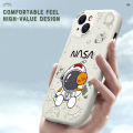 UCUC for iPhone X / XS Back Cover Cute Astronaut Leather Case Soft Thin Drop Resistant Phone Case. 