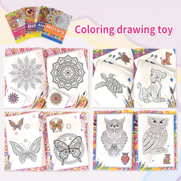 Advanced%20Coloring%20Book%20Creative%20Patterns%20Coloring%20Book%20Language%20New%20Fashion%20Gift%20-%20Image%203