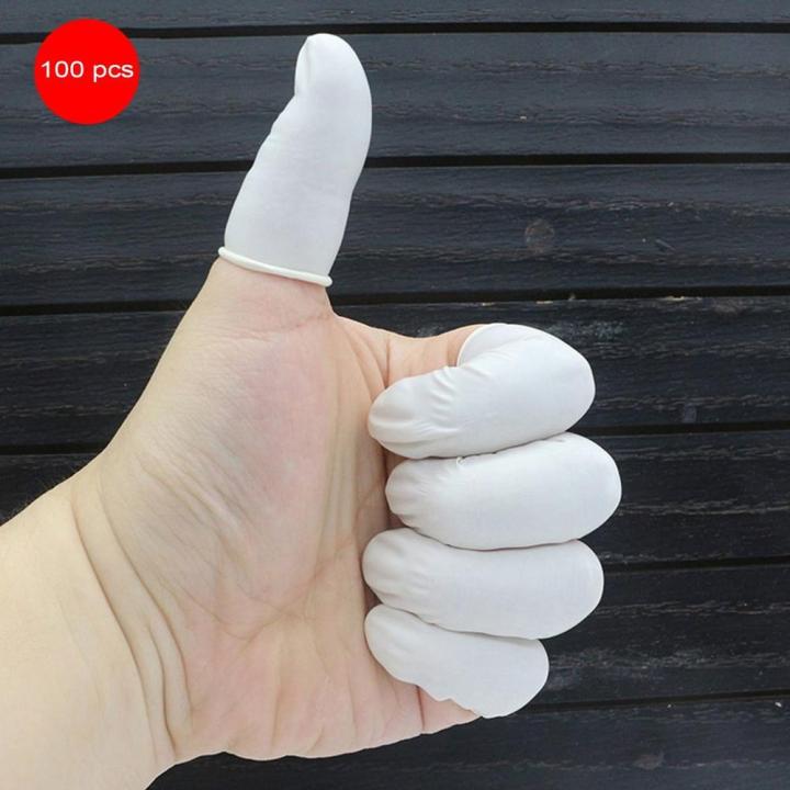 Breathable Finger 100Pcs Waterproof Latex Practical Cots Protector