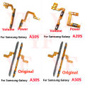 For Samsung Galaxy A10S A20S A30S A50S A70S A9 2018 Power ON OFF Volume Up Down Side Button Switch Key Flex Cable. 