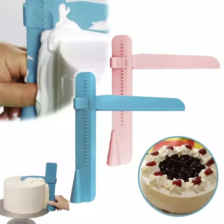 Cake Leveler Adjustable Cake Scraper Icing Smoother Cake Kitchen Tools ...