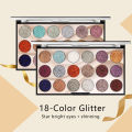 Miss Rose Shimmer Glitter Diamond Sequin Eye Shadow Powder Palette Waterproof Long Lasting Pigmented Makeup Sets. 