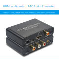192KHz ARC Audio Adapter HDMI Audio Extractor Digital to  og Audio Converter DAC SPDIF Coaxial RCA 3 5mm Jack Output. 