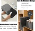 2Pcs Portable Organize Storage Box,Clothing Storage Bins with Handles,Large Thickened Strong Load Bearing Collapsible Storage Bins Cubes Organizer for Clothes Towels. 