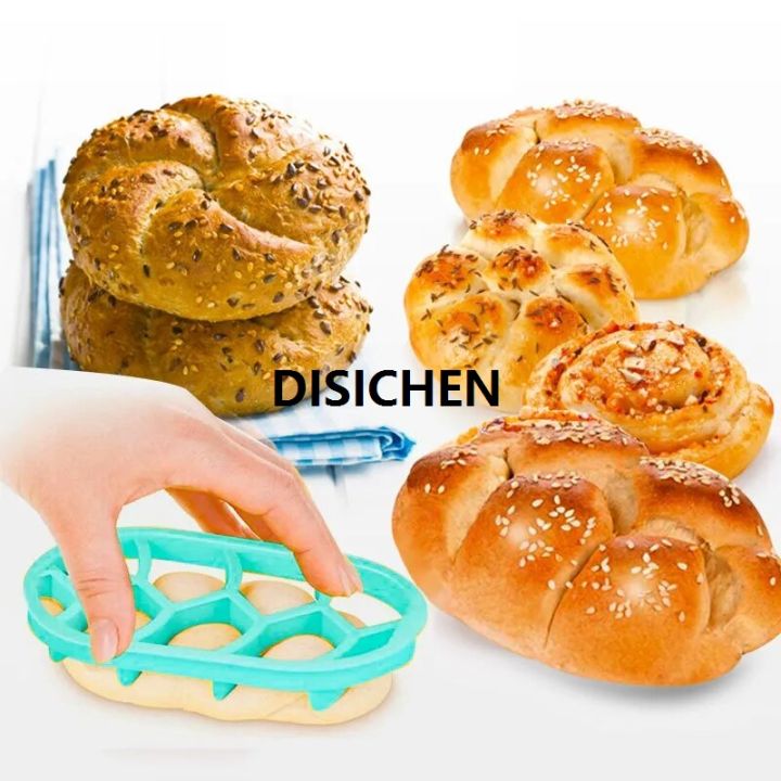DISICHEN Circular Oval Bread Molds Fan Shaped Pastry Cutter Dough Press Luxury Bread Roll Form Dough Cookie Cake Baking Kitchen Tool Dropship