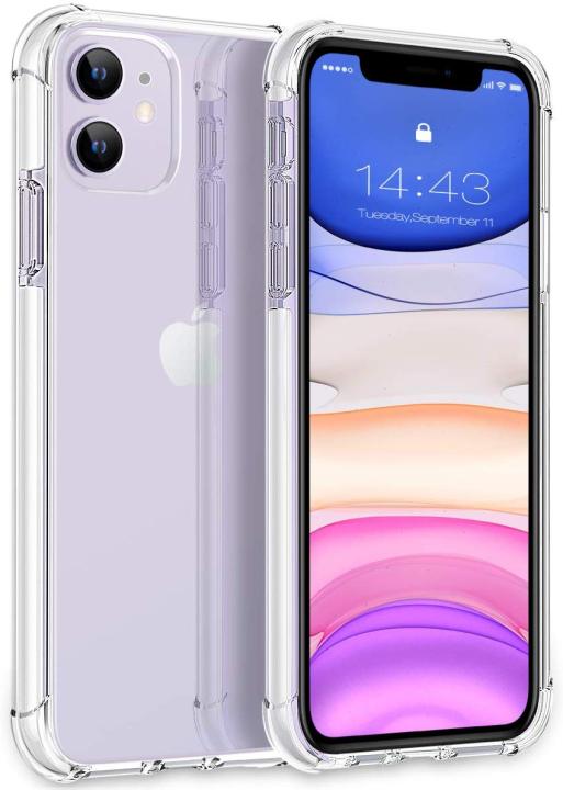 Transparent Shock Proof Case Clear TPU Back Cover For iPhone 11