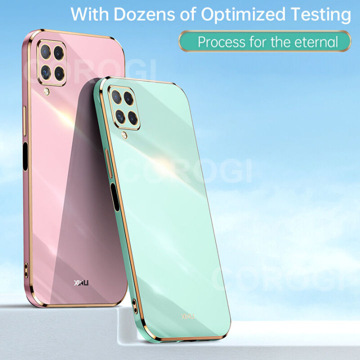 LECOMES%20for%20Samsung%20Galaxy%20A12%20Back%20Cover%20Luxury%206D%20Plating%20Shiny%20Bling%20Case%20Square%20Edge%20Soft%20Silicone%20Mobile%20Phone%20Cases%20Pouch%20-%20Image%203