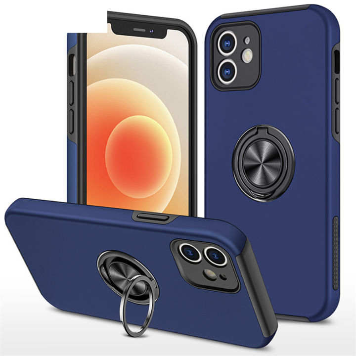 %E3%80%90ThinkWay%E3%80%91Double%20Layer%20Hard%20Strap%20360%20Degree%20Ring%20Bracket%20Silicone%20Bumper%20Shockproof%20Shell%20Magnetic%20Car%20Mount%20Cover%20For%20iphone12%20Pro%20(fine%20hole)%20&%20iphone12%20Pro%20Max%20(fine%20hole)%20-%20Image%208