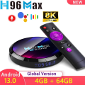 H96MAX Smart TV Box Android 13. 