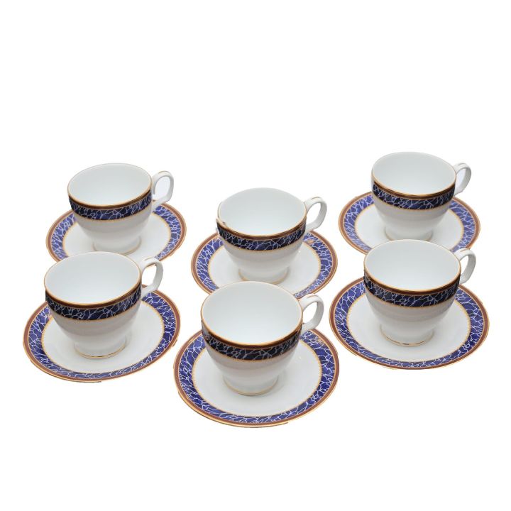 Crackle Rattota Premium 12pc Tea Set - R3550 | Daraz.lk