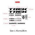 TREK Bike Frame Vinyl Decals Décor Road Cycling Decal Trek Brand MTB Cycling Vinyl Sticker Decals. 