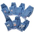 Baby Girls Cowboy Pants Spring Autumn Girls Casual Denim Trousers Children Clothing Kids Stretch Flared Pants for 4-10 Years. 