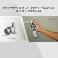 Kuelox Fixative Spray 180ml 300ml Protect Pencil Pastel Chalk Charcoal Drawings. 
