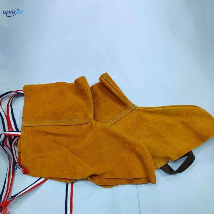 1 Pair Leather Welding Spats Welding Protective Shoes Feet