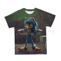 Sonic 2 T shirt unisex cartoon graphic t shirts men's sonic clothing T-shirt male vintage T shirt 2023 hot casual anime top tees. 