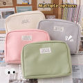 Multilayers Grids Stationery Storage Cases Layered Classified Cosmetic Bag 90 ° Wide Opening Pen Bag Kawaii Students School Supply Large Capacity Zipper Pencil Pouch 1Pcs. 
