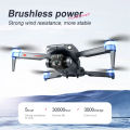New K818 MAX Pro Fessional Brushless Drones Foldable FPV RC Drone Quadcopter For Beginners 360° Active Obstacle Avoidance  Drone. 